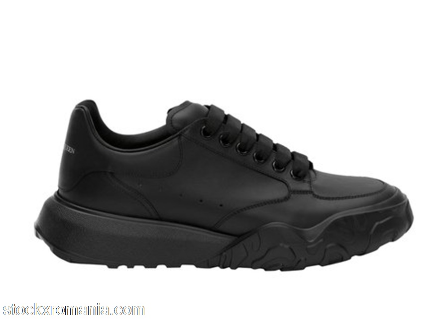 Alexander McQueen Court Trainers Black634619WIA981000