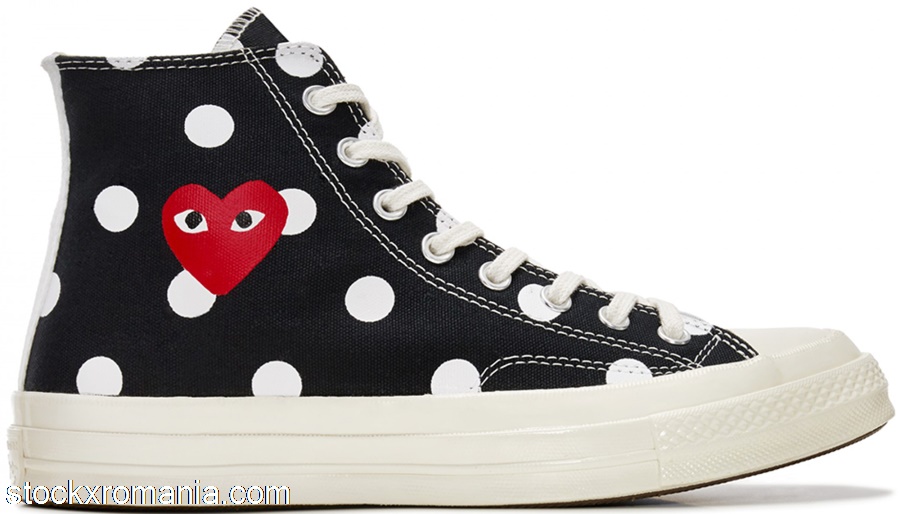 Converse Chuck Taylor All-Star 70 Hi Comme des Garcons PLAY Polka Dot Black157250C