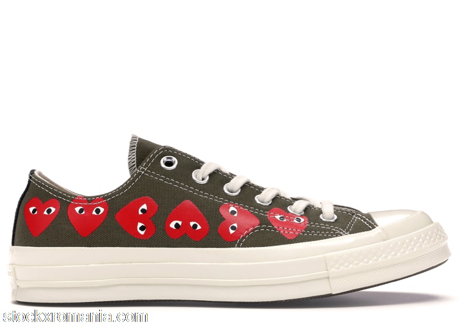 Converse Chuck Taylor All-Star 70 Ox Comme des Garcons Multi Heart Green162976C