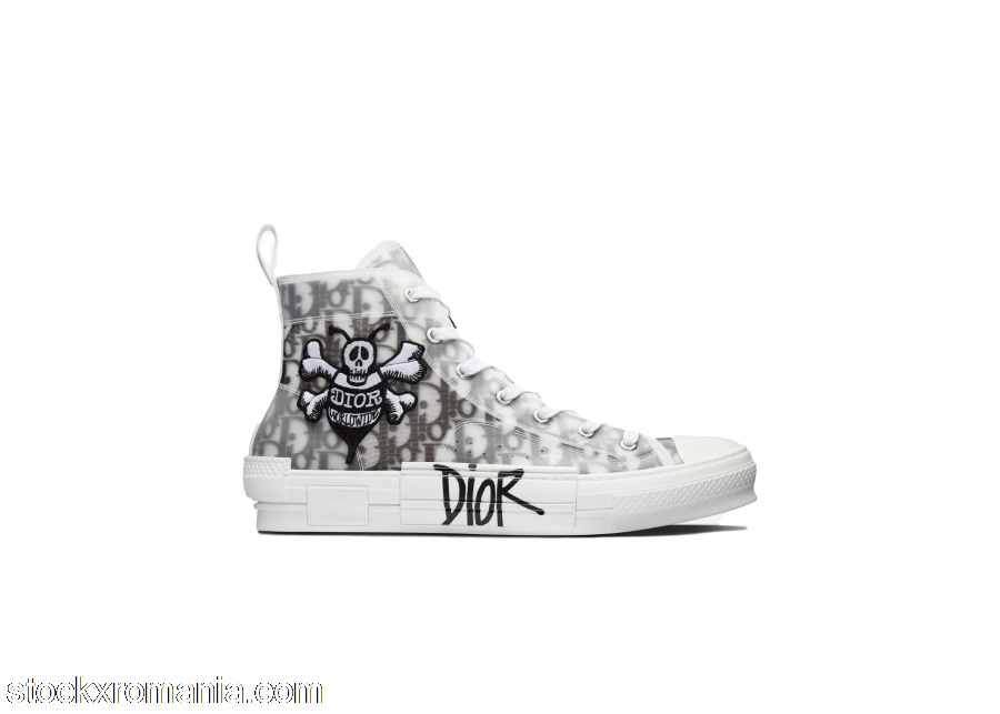 Dior And Shawn B23 High Top Bee Embroidery3SH118YYO_H960