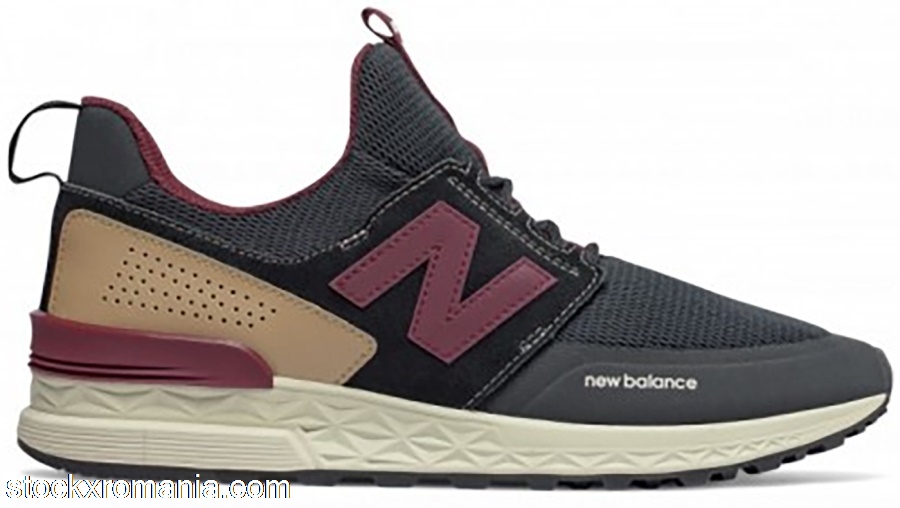 New Balance 574 Sport Decon Black BurgundyMS574DTY