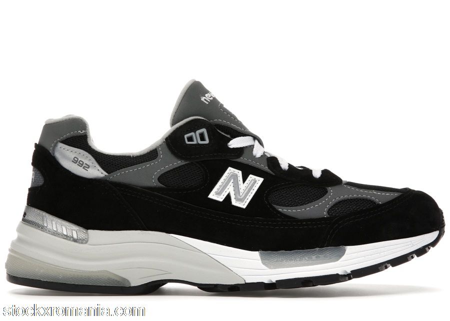 New Balance 992 Black Grey SuedeM992EB