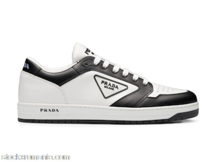Prada District Leather White Black White2EE363_3LJ6_F0964