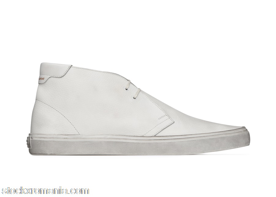 Saint Laurent ACE Ankle Boot White60528504G509030