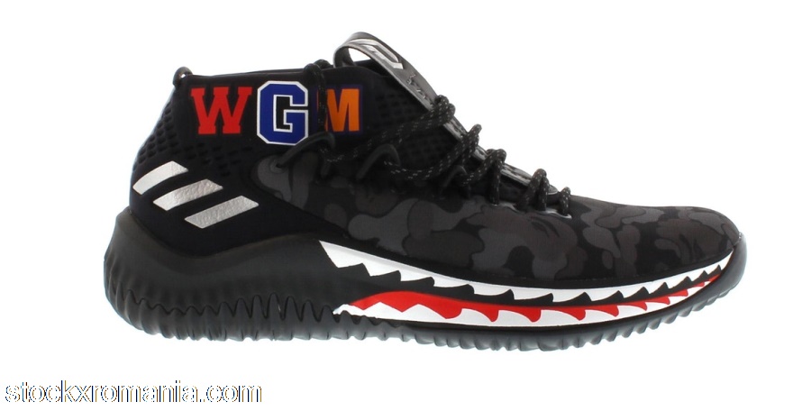 adidas Dame 4 A Bathing Ape BlackAP9975