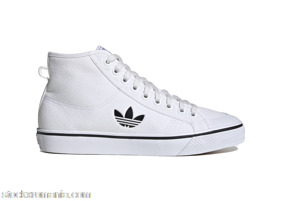 adidas Nizza Hi Cloud White BlackFW8351