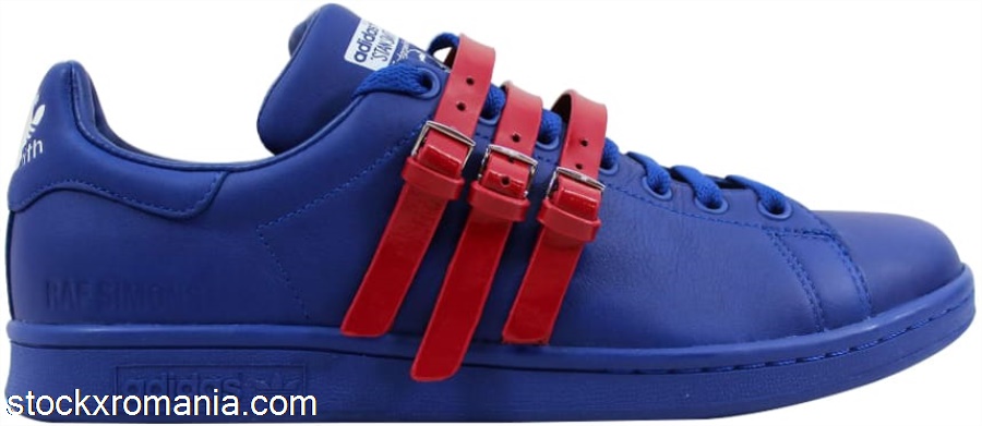 adidas Raf Simons Stan Smith Strap Royal Blue/RedAQ2723