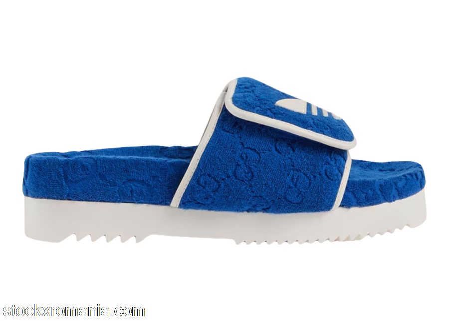adidas x Gucci GG Platform Sandal Blue702412UU0104160
